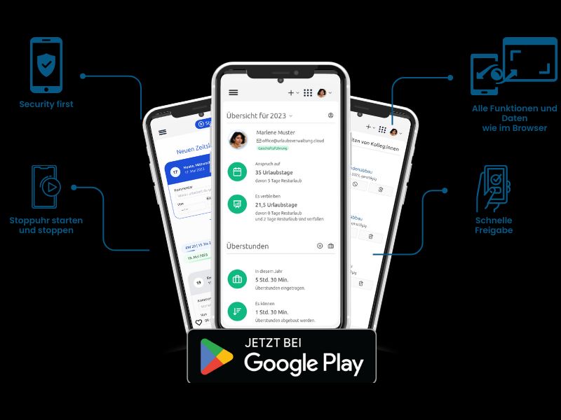 urlaubsverwaltung.cloud jetzt auch als android app für deine Mitarbeitenden.