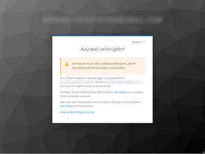 Existierendes urlaubsverwaltung.cloud Konto mit Azure AD Konto verknüpfen