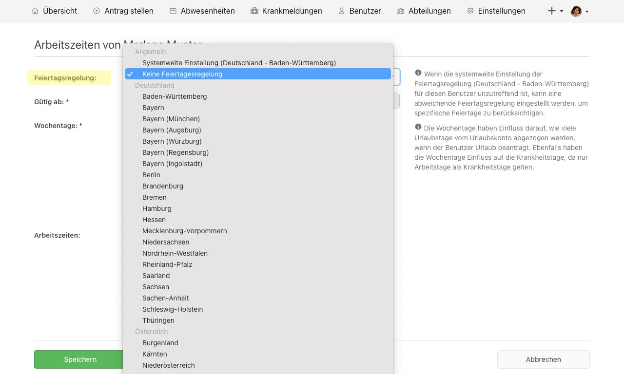 Neues Kalenderdesign